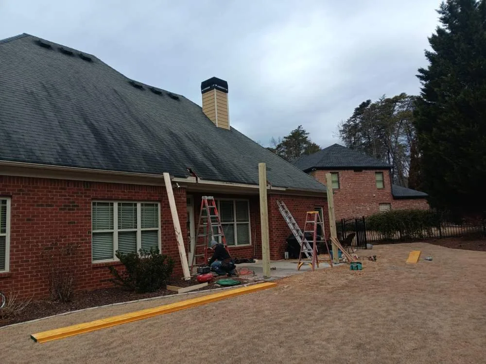 Patio Support Installation